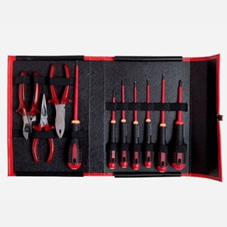 Composición de Herramientas Aisladas BAHCO 3045/1VDE – 10 Piezas en Estuche Plegable - Imagen 1