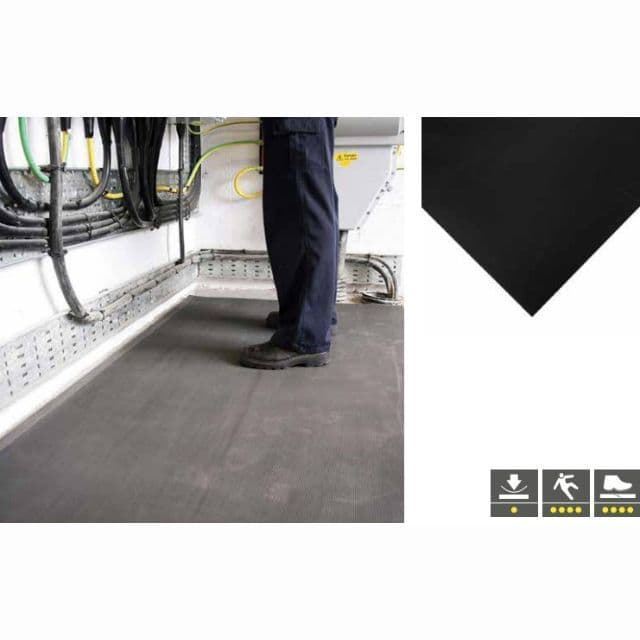 Manta dieléctrica IEC 60243 (50.000V) tamaño 1m x 1m - Imagen 1